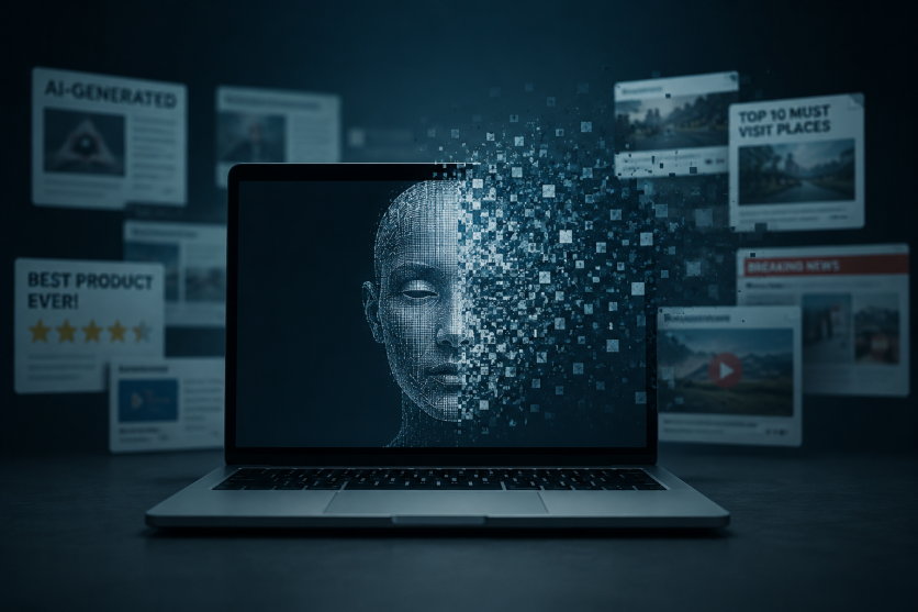 How Much of the Internet Is AI-Generated?