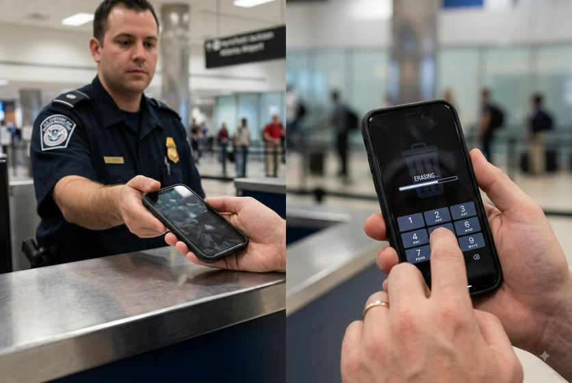 US Border Phone Wipe Prosecution