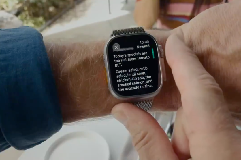 Apple Watch Live Rewind Privacy
