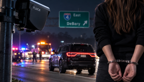 flock cameras, police arrest innocent woman