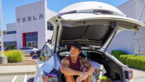 Tesla Model X Living Setup