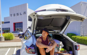 Tesla Model X Living Setup