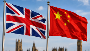 UK and China flags
