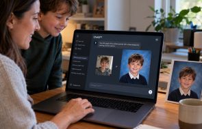 Parents creating ChatGPT school photos to cut costs (image representation)