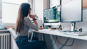 Woman Coding