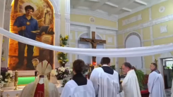 AI-generated saint image of Carlo Acutis blessed in Belarus