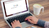person using web browser