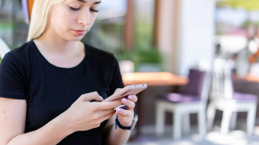 Woman on Phone
