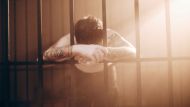 man in prison