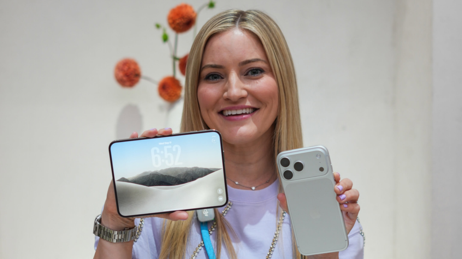 Apple Influencer iJustine Appears to Blame iPhone Duo Owners for Cracked Screens, Mark Gurman Hits Back